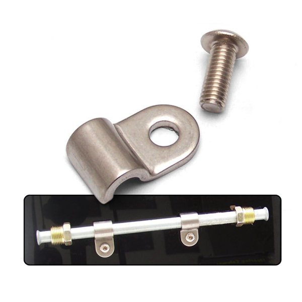 [KICKICLC3375] Keep It Clean - 3/8In Stainless Steel Single Line Clamps 12Pk