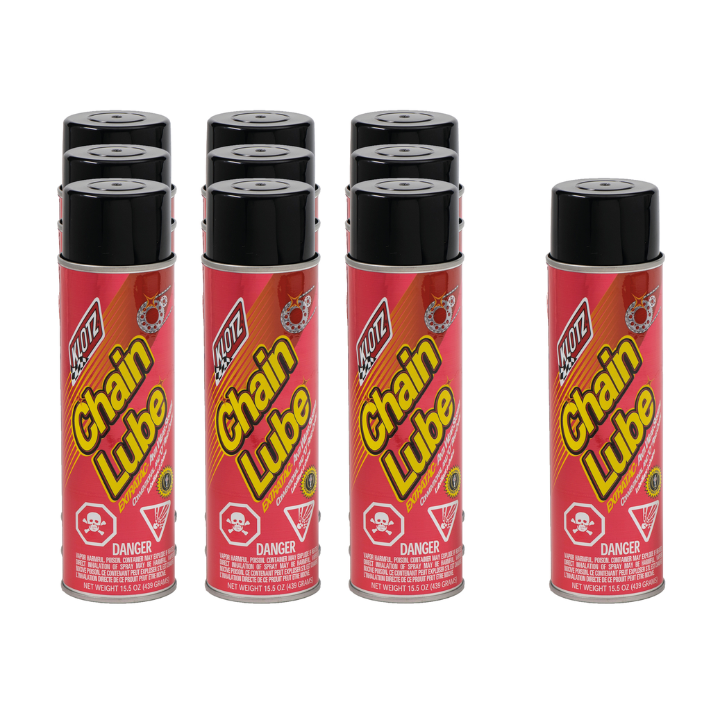 Klotz Synthetic Lubricants - Chain Lube Case 10x15.5 Ounces