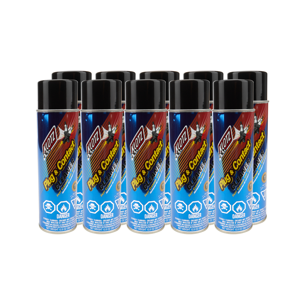 [KLOKL-609-10] Klotz Synthetic Lubricants - Plug And Contact Cleaner Case 12.5 Ounces