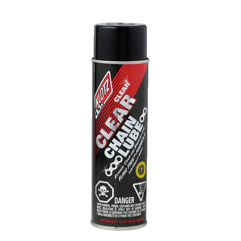 Klotz Synthetic Lubricants - Clear Chain Lube 16 Ounces