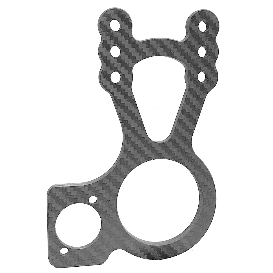 [KRP1481] King Racing Products - Carbon Steering Mount Left Side Shut Off