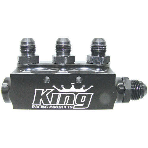 [KRP1930] King Racing Products - Fuel Block W/ Fittings