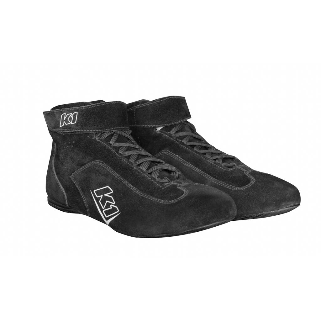 [K1R24-CHL-N-9] K1 Racegear - Shoes Challenger Black Size 9 Sfi 3.3/5