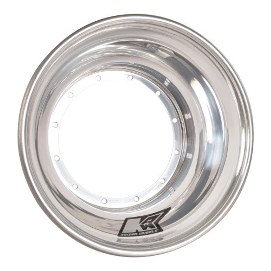 [KAW105] Keizer Aluminum Wheels, Inc. - Wheel Half 12-Blt 10in x 5in Polished