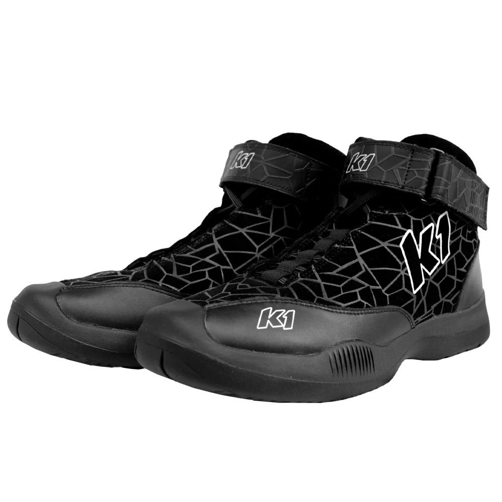 [K1R24-VER-N-125] Crew Shoe Versus Nomex 12.5 Black SFI 3.3/5