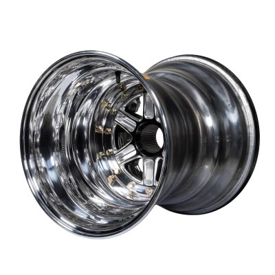 Keizer Aluminum Wheels - 15x15x7inner =6off 3in 4 2t Spline Wheel W/ Inner