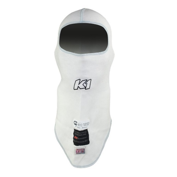 [K1R26-FHS-W] K1 Racegear - Balaclava Head Sock Flex White