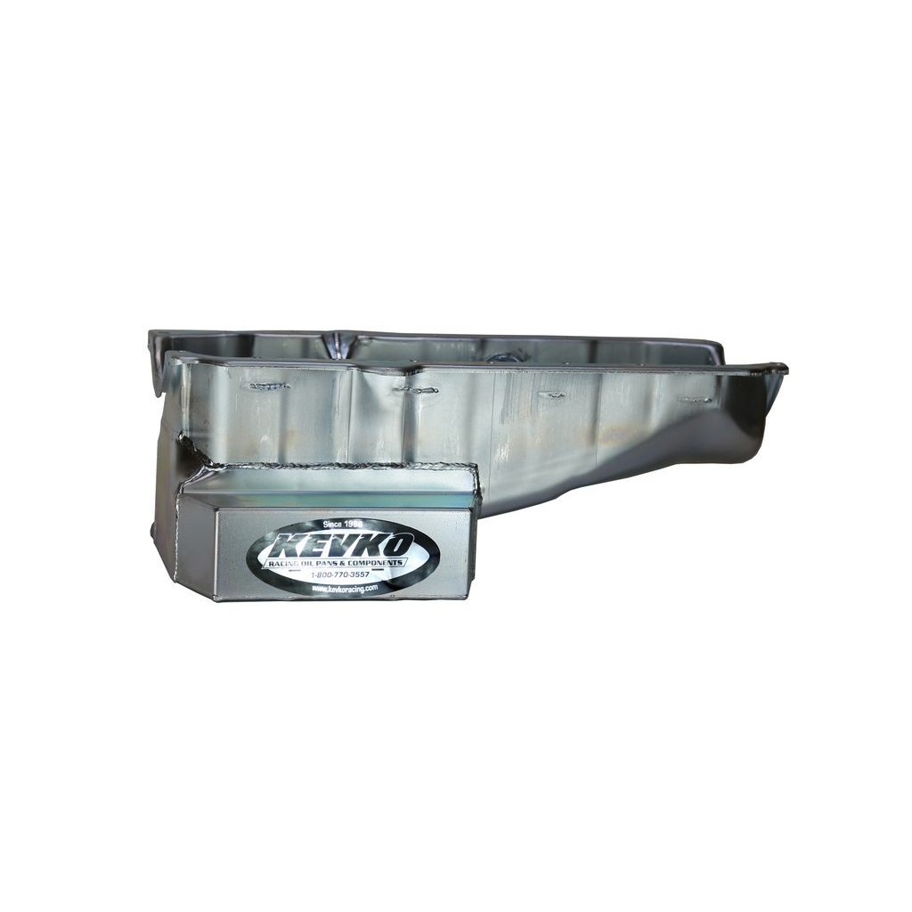 [KEV1087] Kevko Oil Pans & Components - Sbc Oil Pan C/T 6qt Lh Dipstick 57-79