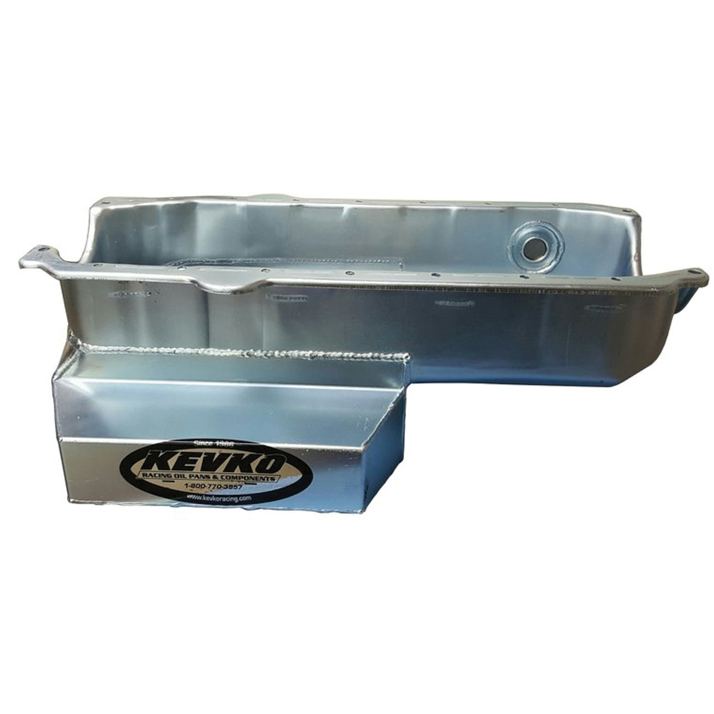 [KEV1090NRH] Kevko Oil Pans & Components - SBC Oil Pan Modified 7qt RH Dipstick 86-Up