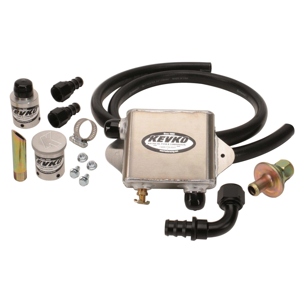 [KEVK139-CRATE] Kevko Oil Pans & Components - Alum Evac Tank Kit W/1-3/8in Slip Ons
