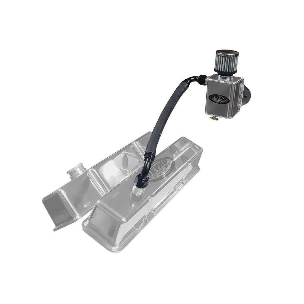[KEVK9085-KIT] Kevko Oil Pans & Components - Remote Breather Kit Only Non Slip On Valve Cover