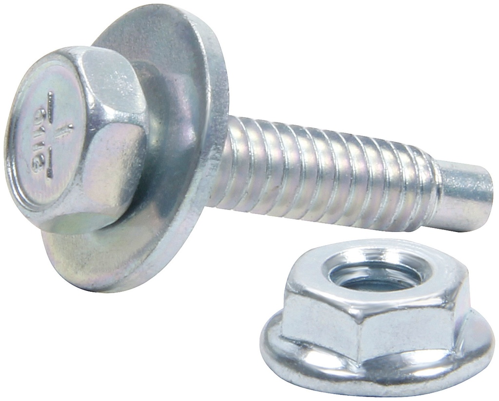 [ALL18655] Allstar Performance - Body Bolt Kit 10pk Silver 1-1/8in