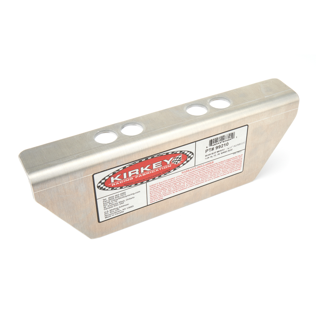 [KIR99210] Kirkey - Seat Mount Rear 3/16in Aluminum For 72/78/80