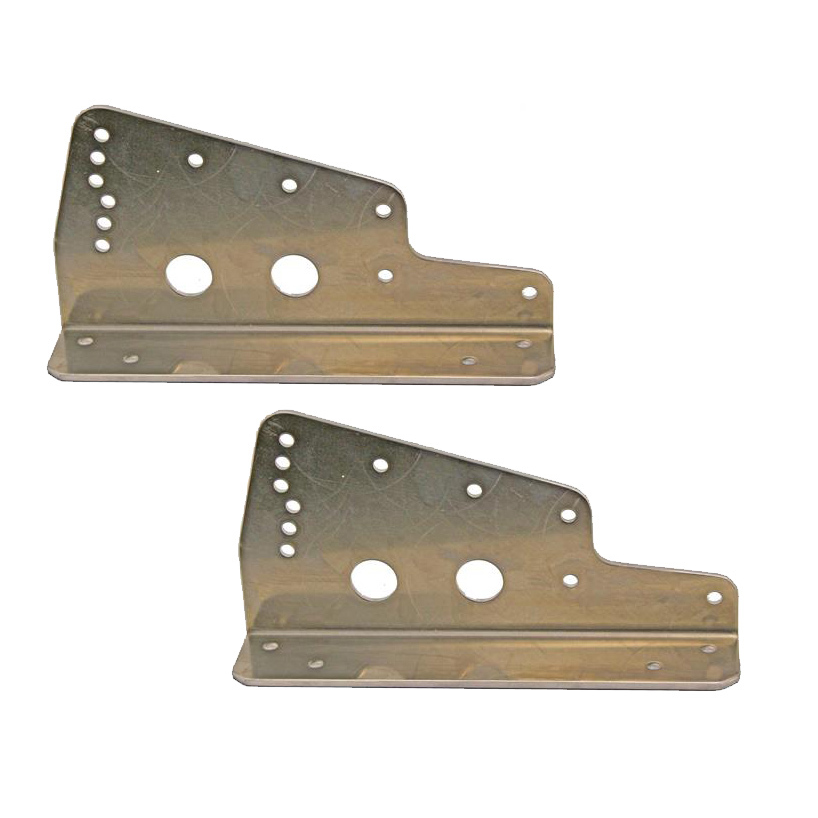 [KIR99214] Kirkey - Seat Mount Floor 3/16In Aluminum 2-Pc