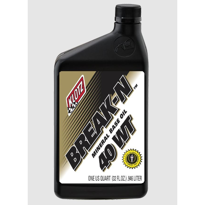 Klotz Synthetic Lubricants - Break-N Mineral Base Oil 40WT 1 Quart
