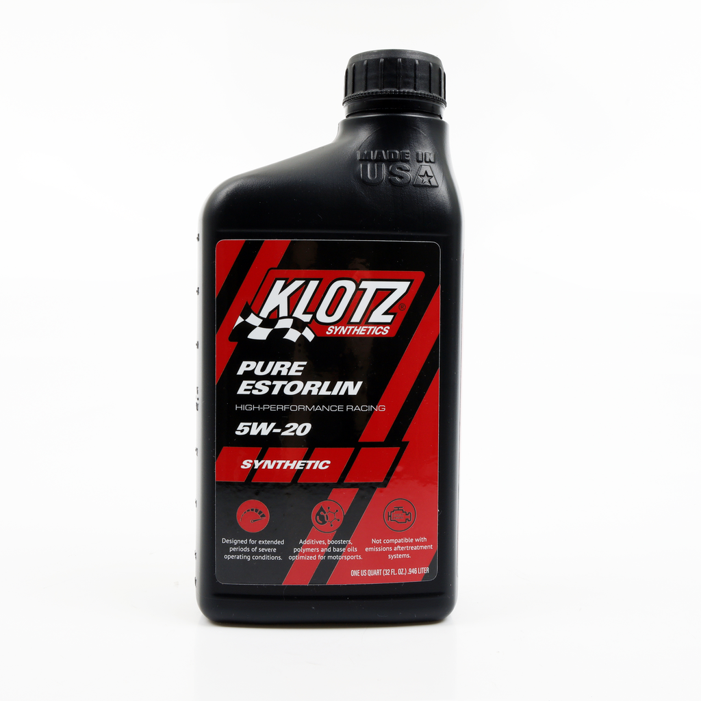 Klotz Synthetic Lubricants - Pure Estorlin Synthetic Oil 5w20 1 Quart