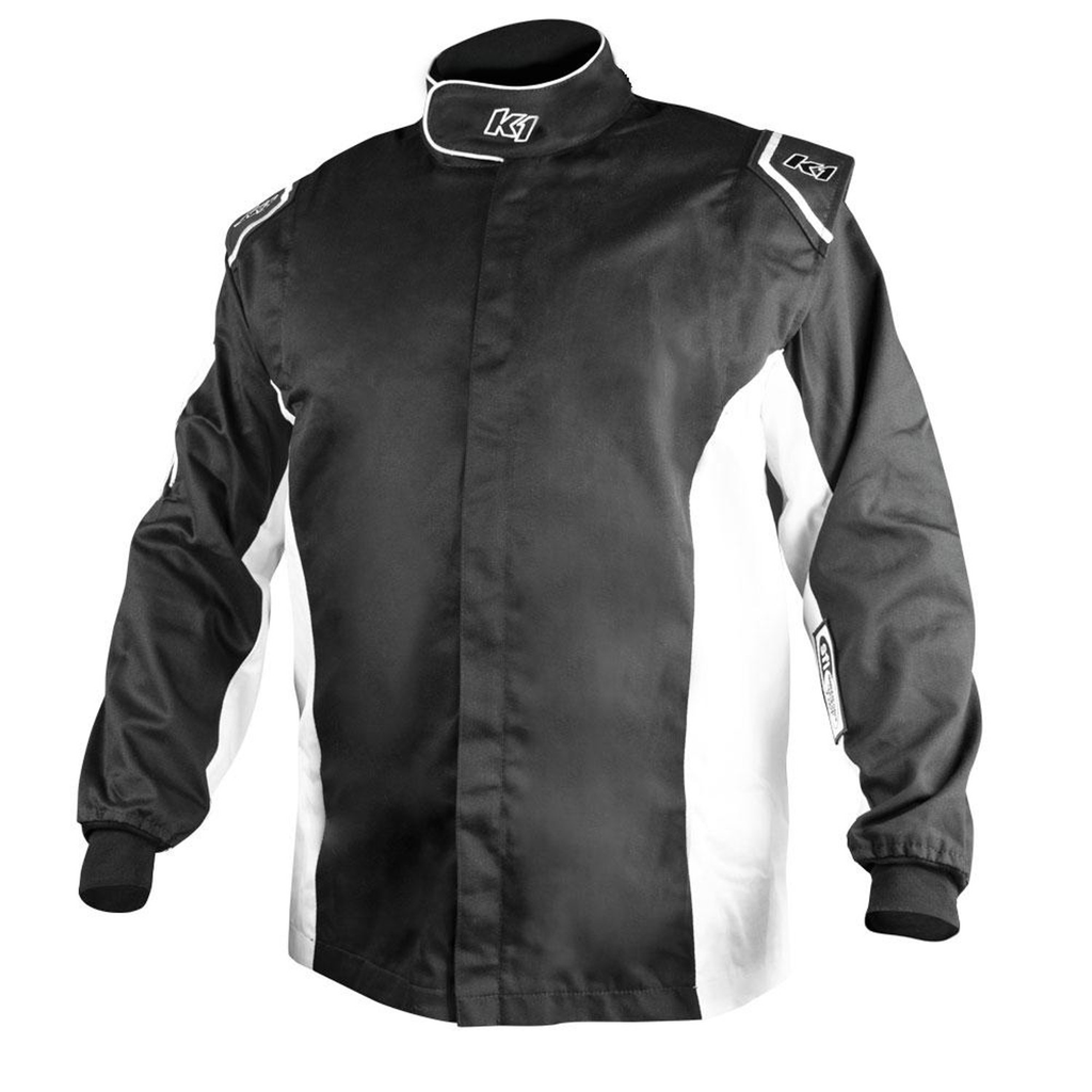 [K1R21-CHL-NW-M] K1 Racegear - Jacket Challenger Black Medium SFI 3.2A/1