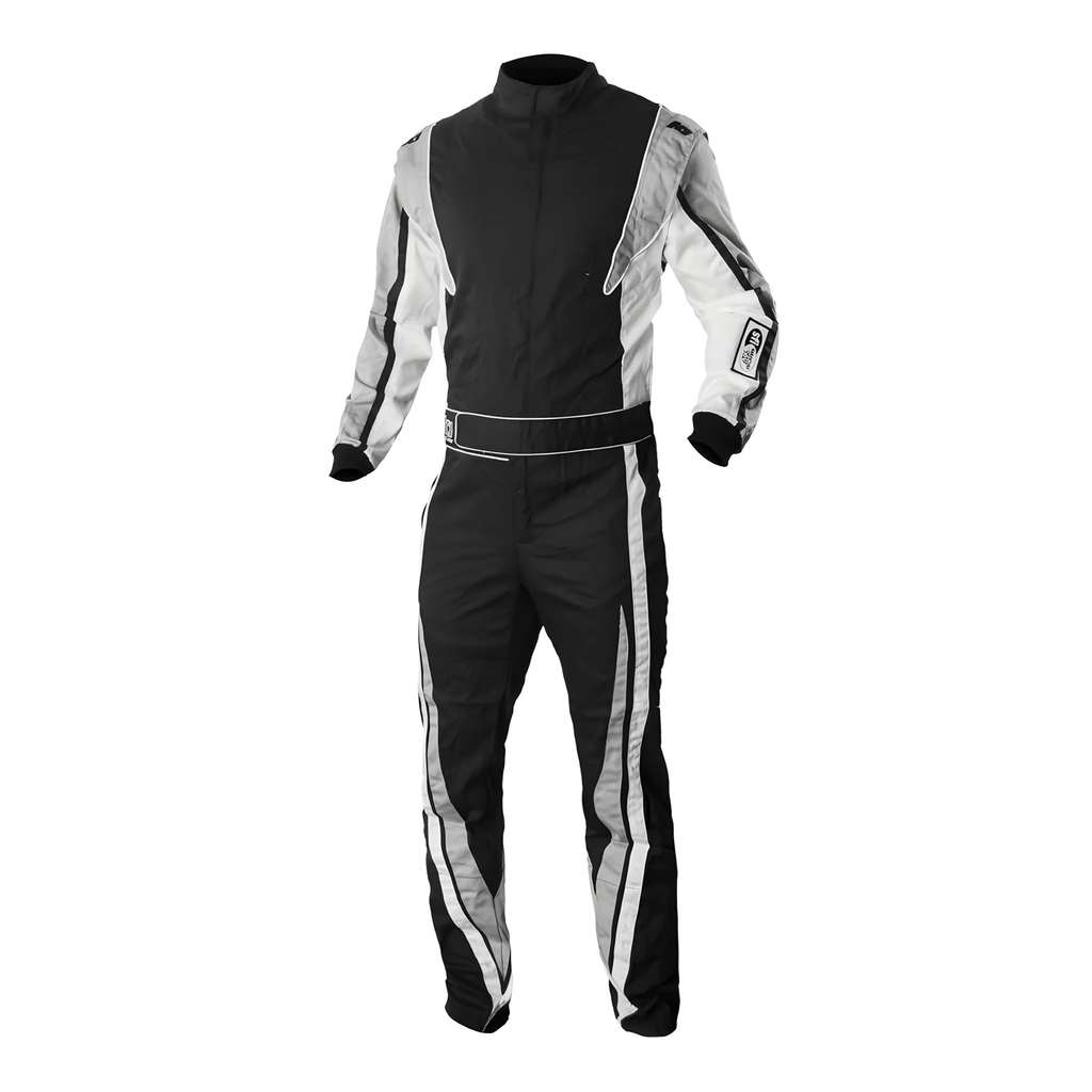 [K1R20-VIC-N-2XS] K1 Racegear - Suit Victory Youth 2X-Small Black/Gray