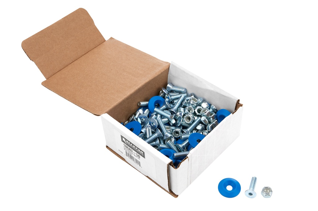 [ALL18683-50] Allstar Performance - Countersunk Bolt Kit Blue 50pk
