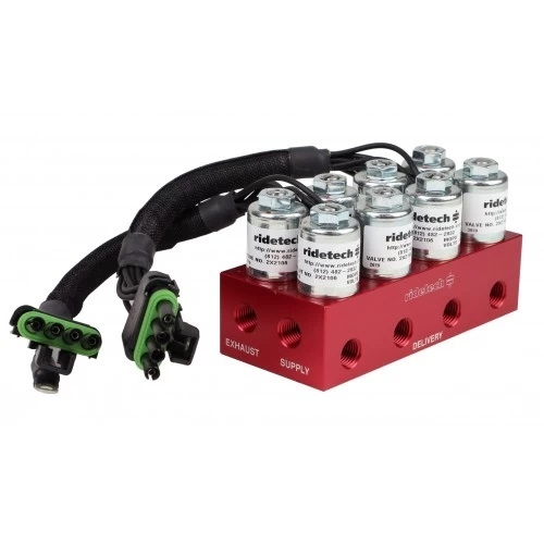[ART31934001] Air Valve Block RidePro 4-Way with 1/4in NPT