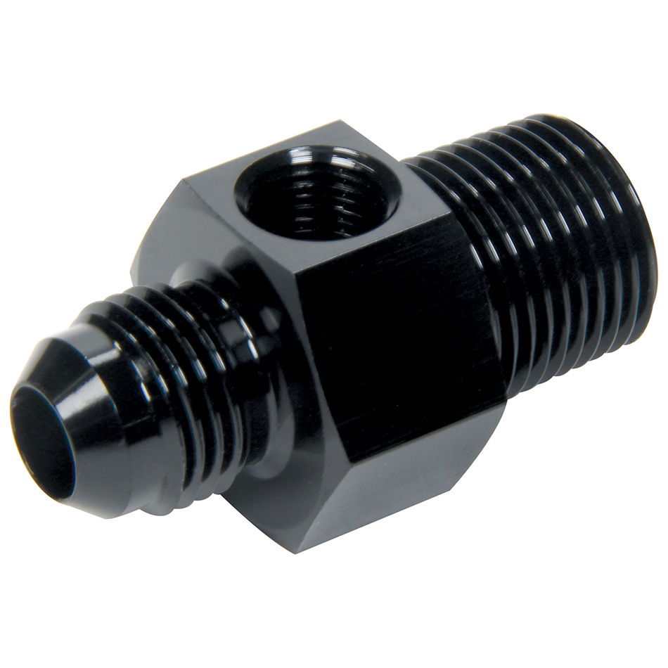 Allstar Performance - Gauge Adapter 3/8in NPT x -6 Male x 1/8in NPT