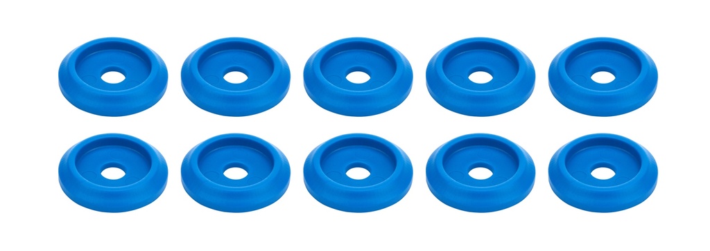 Allstar Performance - Body Bolt Washer Plastic Blue 10pk