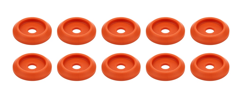 [ALL18849] Allstar Performance - Body Bolt Washer Plastic Orange 10pk
