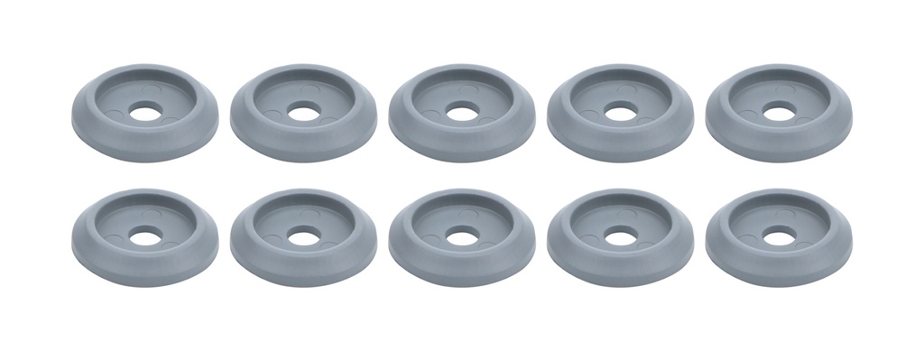 [ALL18850] Allstar Performance - Body Bolt Washer Plastic Silver 10pk