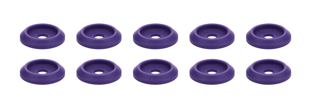 Allstar Performance - Body Bolt Washer Plastic Purple 10pk