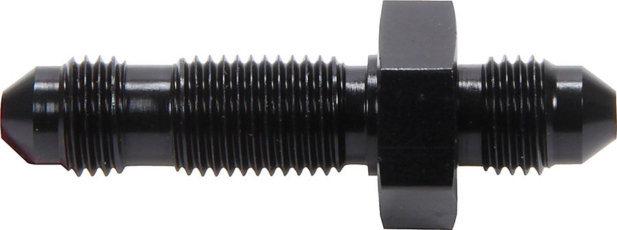 Allstar Performance - Straight Bulkhead Black -3