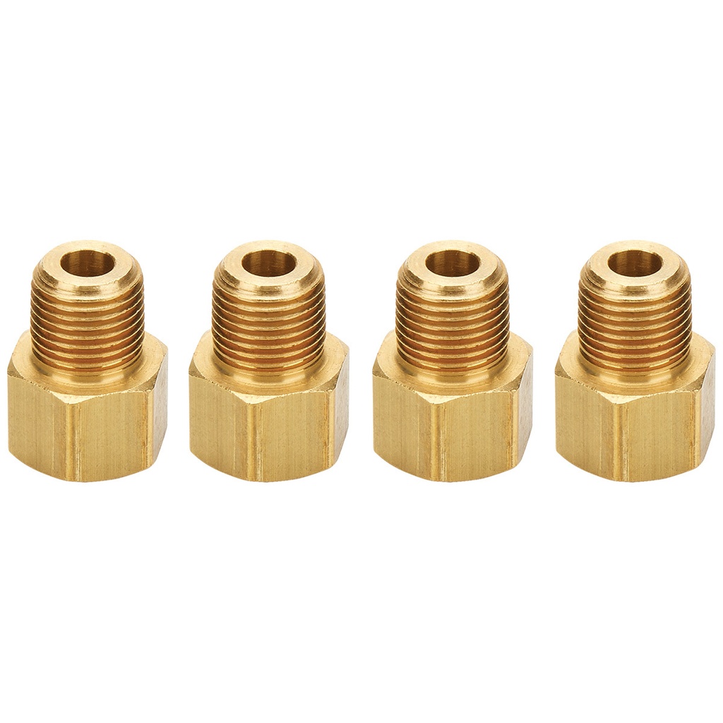 Allstar Performance - Adapter Fittings 1/8 NPT to 1/4 Line 4pk