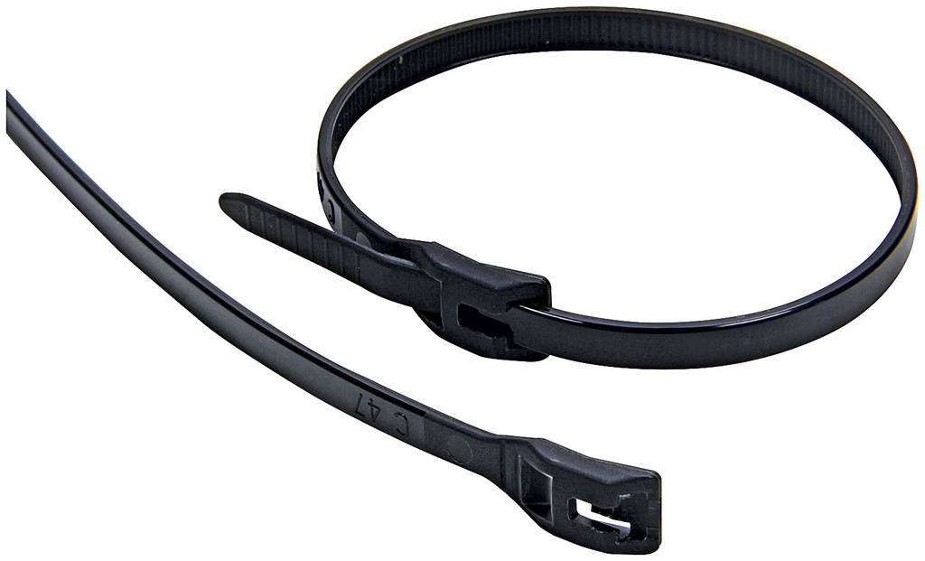 Allstar Performance - Wire Ties Black 8.00 Flush Fit 100pk