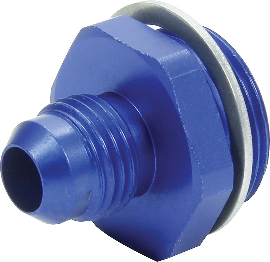 Allstar Performance - Carb Fitting W/washer 7/8-20 To -6 Male Blue