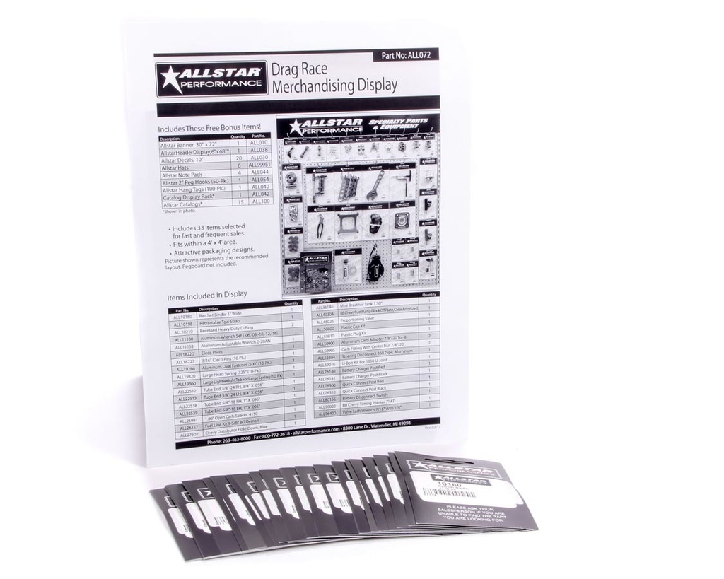 Allstar Performance - Merchandising Display Components for ALL072