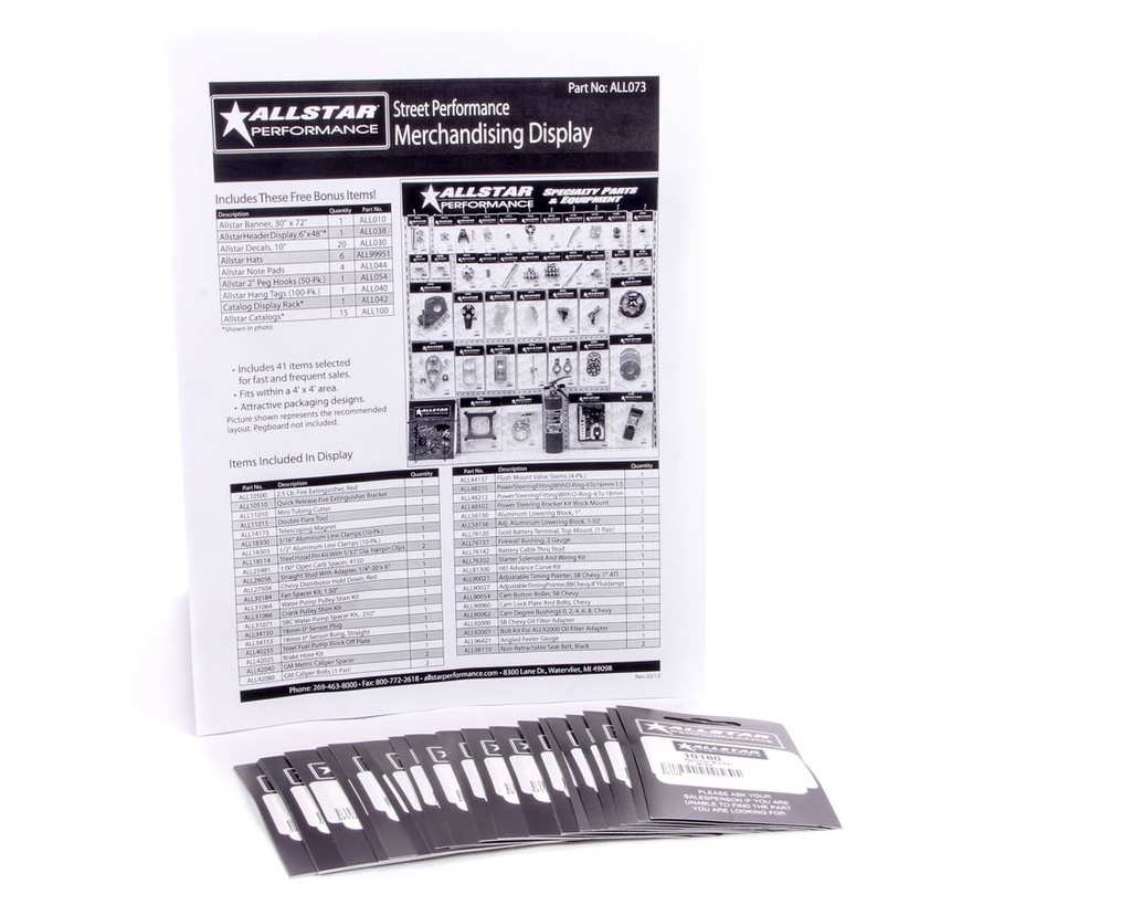 Allstar Performance - Merchandising Display Components For All073