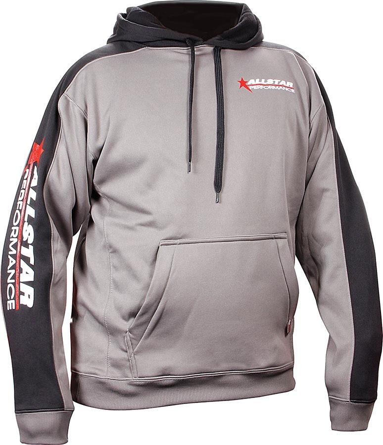 Allstar Performance - Allstar Hooded Sweatshirt Med Silver/Bl