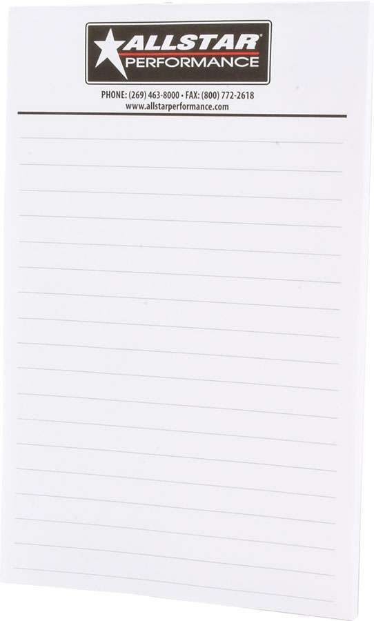Allstar Performance - Allstar Notepad 5.5x8.5 Package Of 6