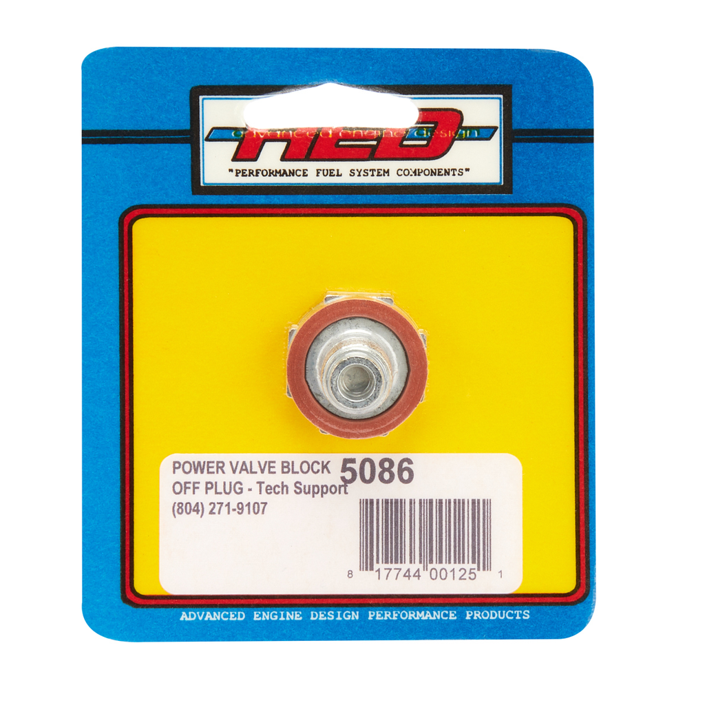 AED - Power Valve Block-Off Plug