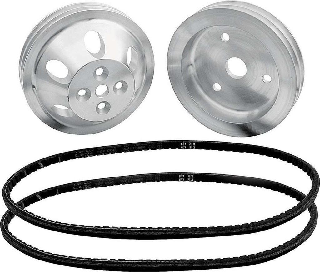 [ALL31083] Allstar Performance - 1:1 Pulley Kit For Use W/O Power Steering