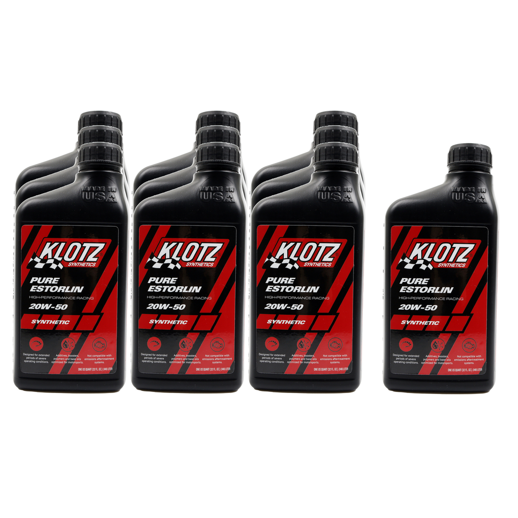 [KLOKE-950-10] Klotz Synthetic Lubricants - Pure Estorlin Synthetic Oil 20w50 Case 10x1 Qt