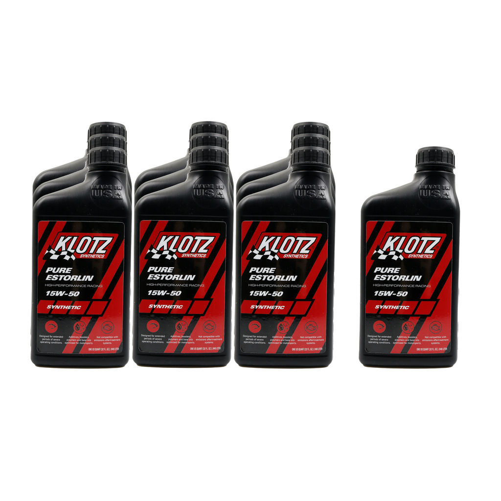 [KLOKE-955-10] Klotz Synthetic Lubricants - Pure Estorlin Synthetic Oil 15w50 Case 10x1 Qt