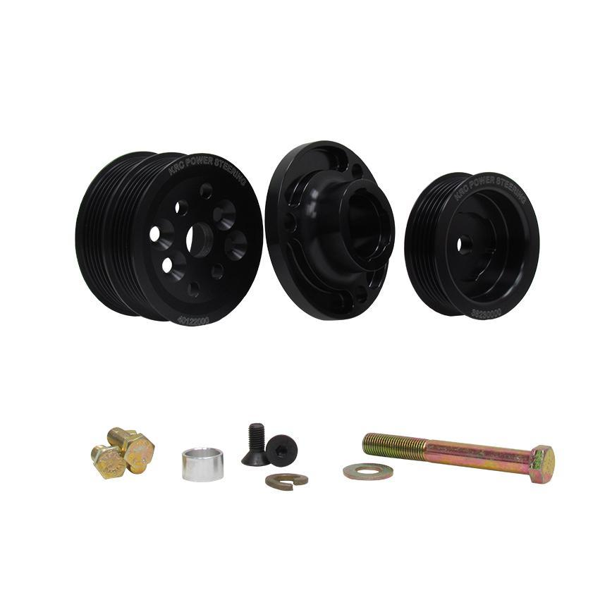 KRC Power Steering - Serpentine Pulley Kit W/SBC Head Mount
