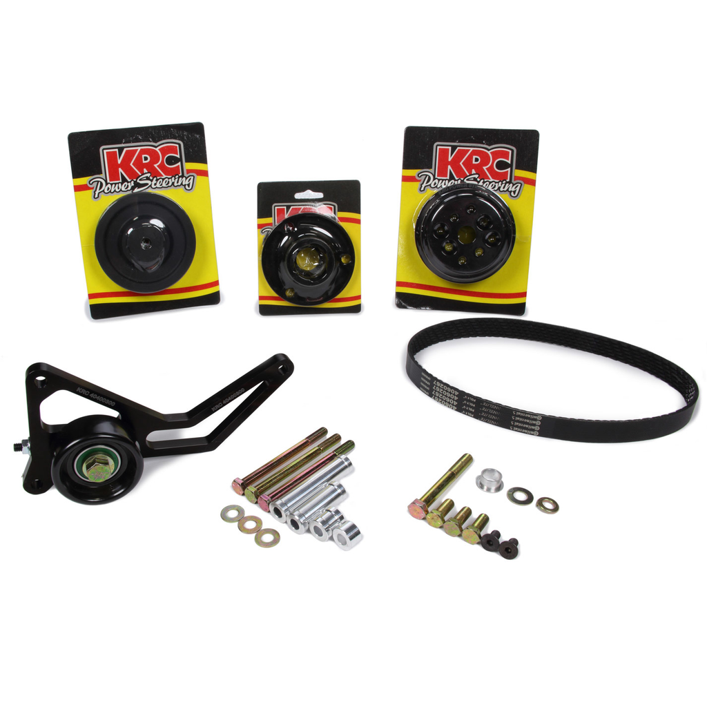 [KRC37451000] KRC Power Steering - Pro Series Serpentine Pulley Kit 1:1 W/Idler