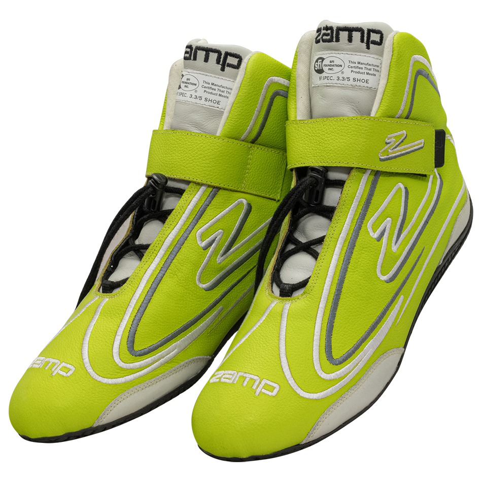 Zamp Racing - Shoe ZR-50 Neon Green Size 11 SFI 3.3/5