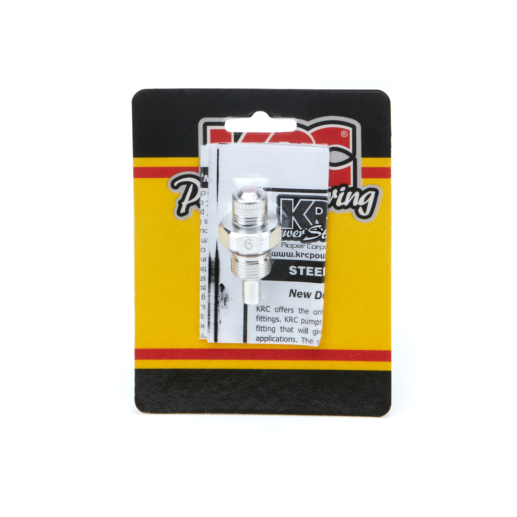 [KRC25306000] KRC Power Steering - Alum Flow Valve -6AN Male ID - 6