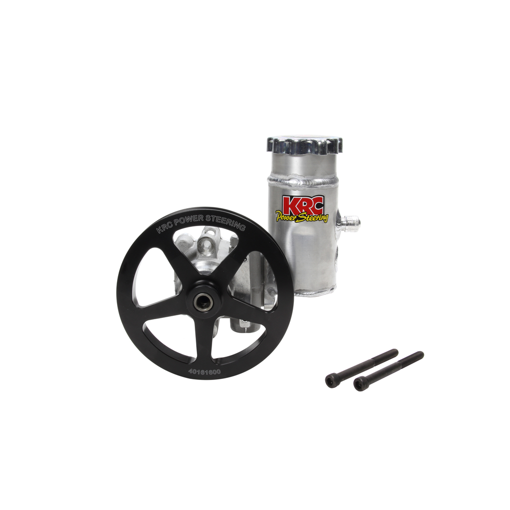 KRC Power Steering - P/S Pump Elite W/ 6In V- Belt Pulley W/Reservoir