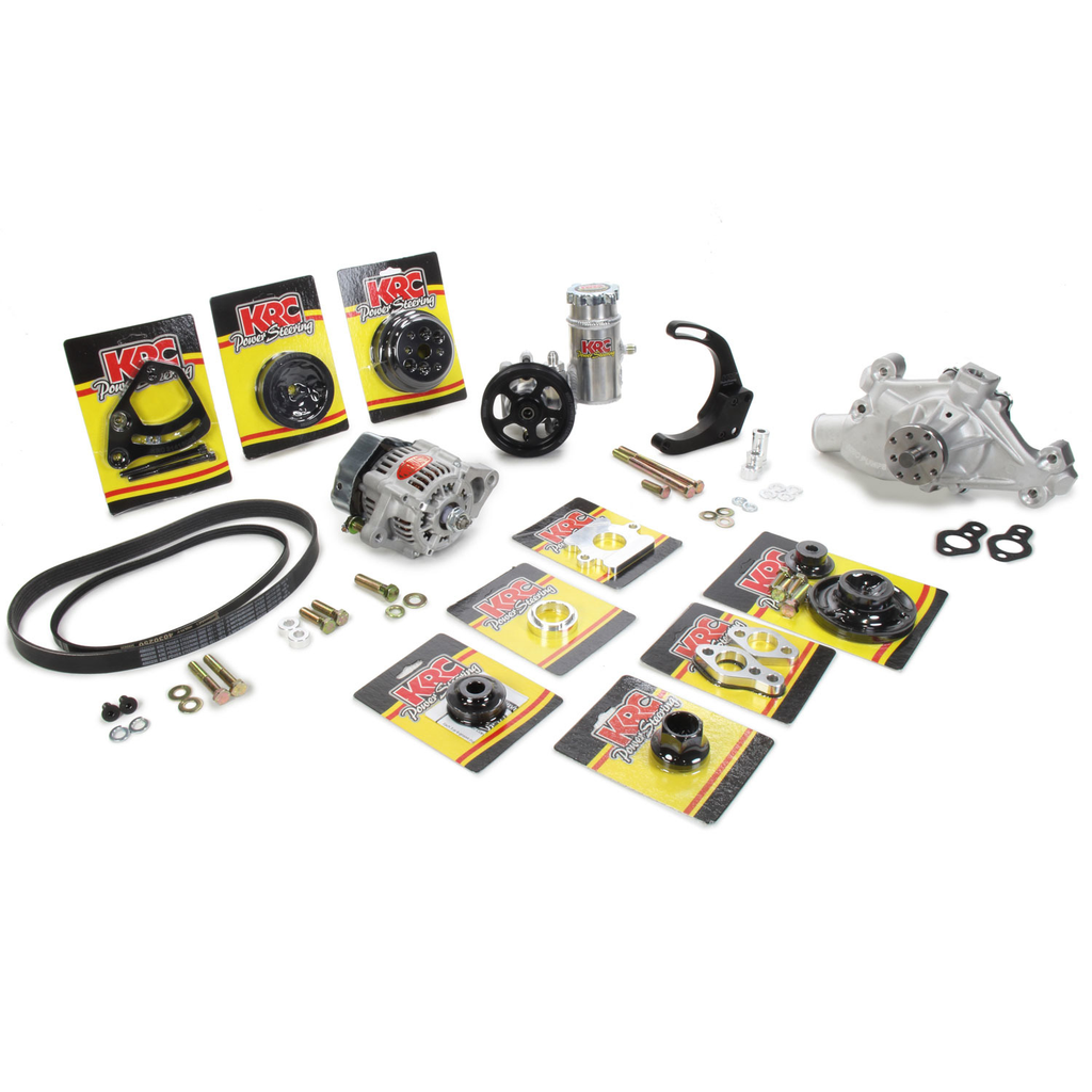 [KRCKIT16612122] Krc Power Steering - Complete Sbc Crate Kit Block Mount