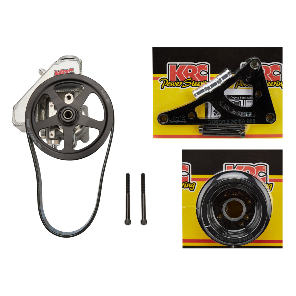 Krc Power Steering - Pulley & P/S Pump Kit Ford Coyote W/ B/O Res.