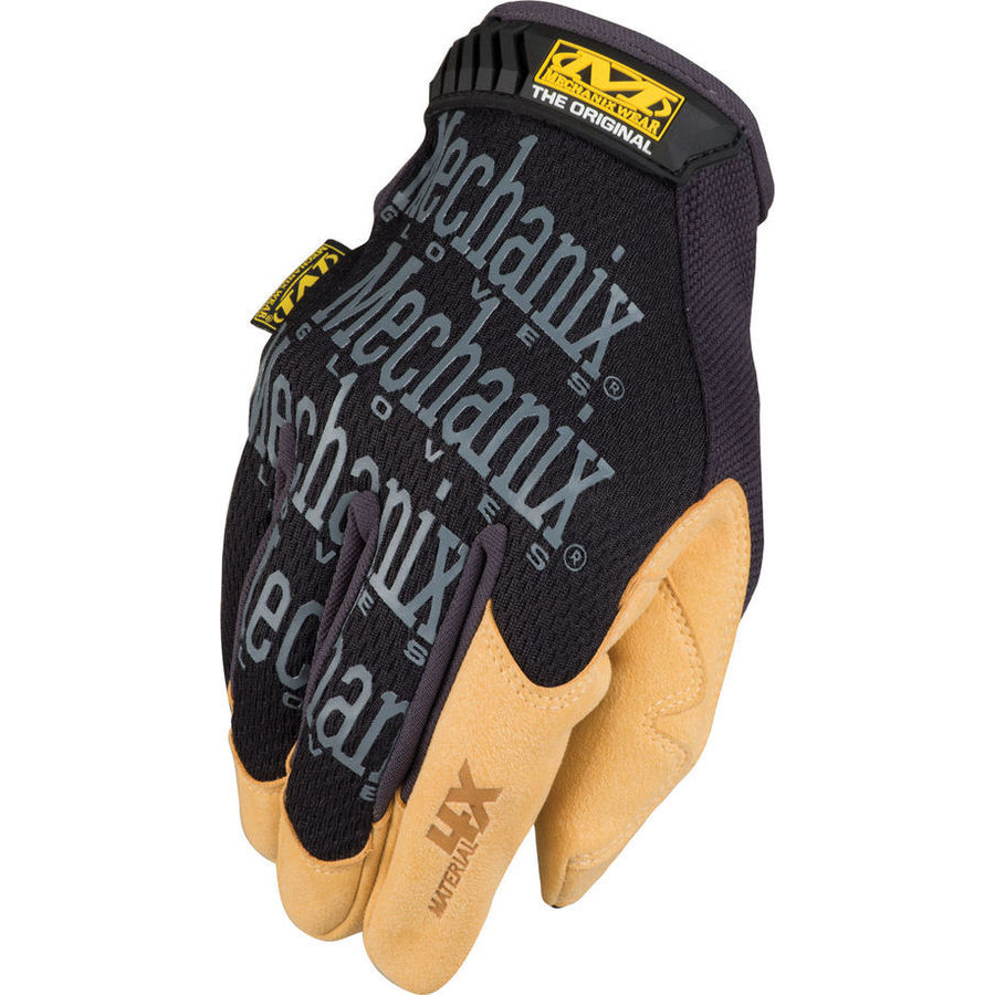 [AXOMG4X-75-011] Mechanix Wear - Glove Material 4X Org. Black / Tan X-Large