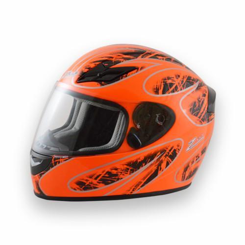 Zamp Racing - Helmet Fs-8 Full Face Orange/Black Large